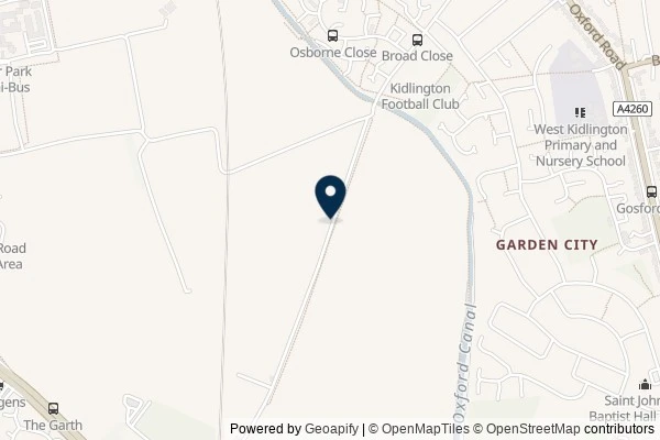 Map showing the area around: Dan Q performed maintenance for GC86MTH Yarnton Lane