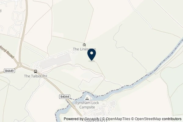 Map showing the area around: Geohashing expedition 2022-10-24 51 -1